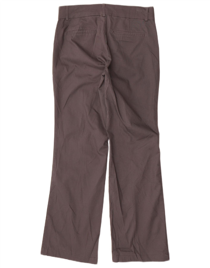 DOCKERS Ženske ravne ležerne hlače US 4 male W30 L30 sivi poliester
