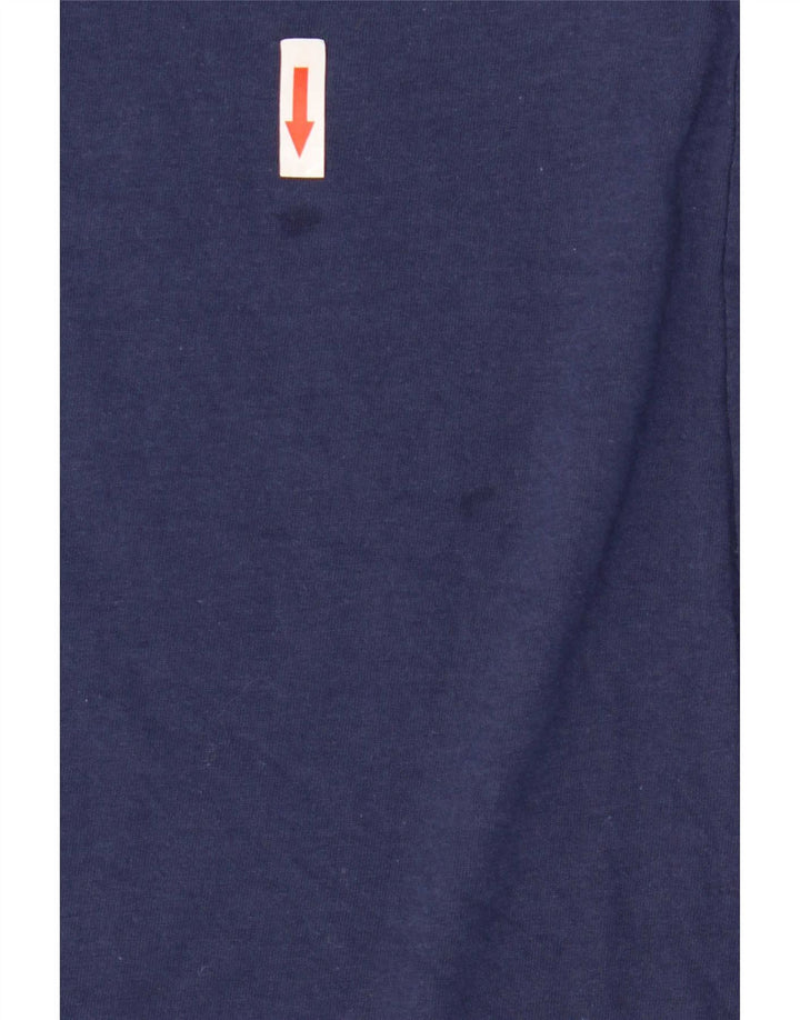 Nike muška majica s grafičkim motivima srednje tamnoplavi pamuk