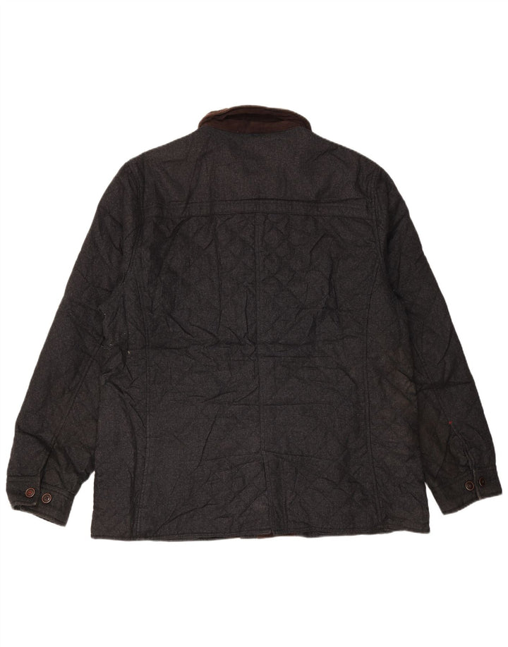 JOULES Muška prošivena jakna UK 44 2XL tamnoplavi poliester