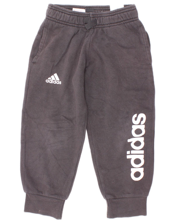 Adidas Trenirka za dječake, hlače za trčanje, 4-5 godina, crni pamuk