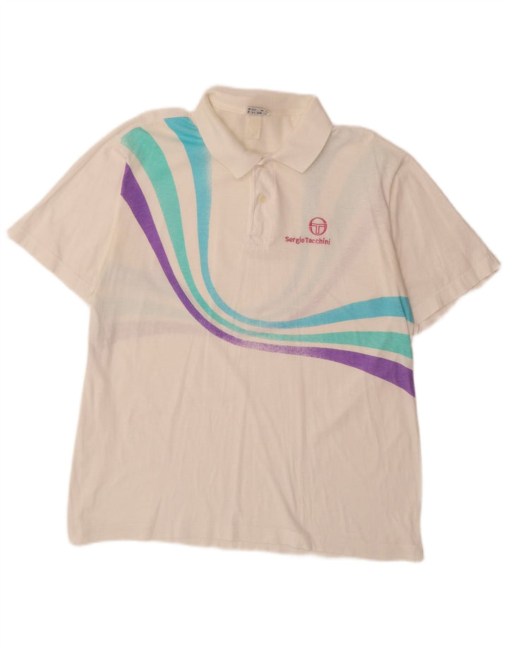 SERGIO TACCHINI Muška polo majica EU 52 velike bijele pruge