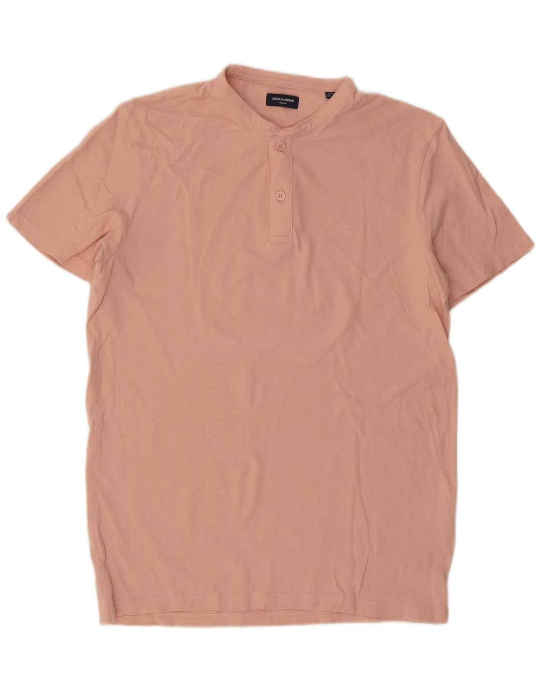 JACK & JONES Muška vrhunska polo majica Srednje ružičasti pamuk