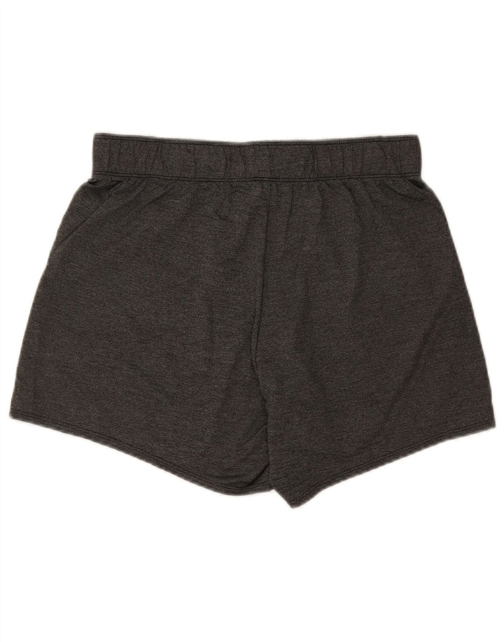 NIKE Womens Dri Fit Sport Shorts UK 14 Medium  Grey Polyester