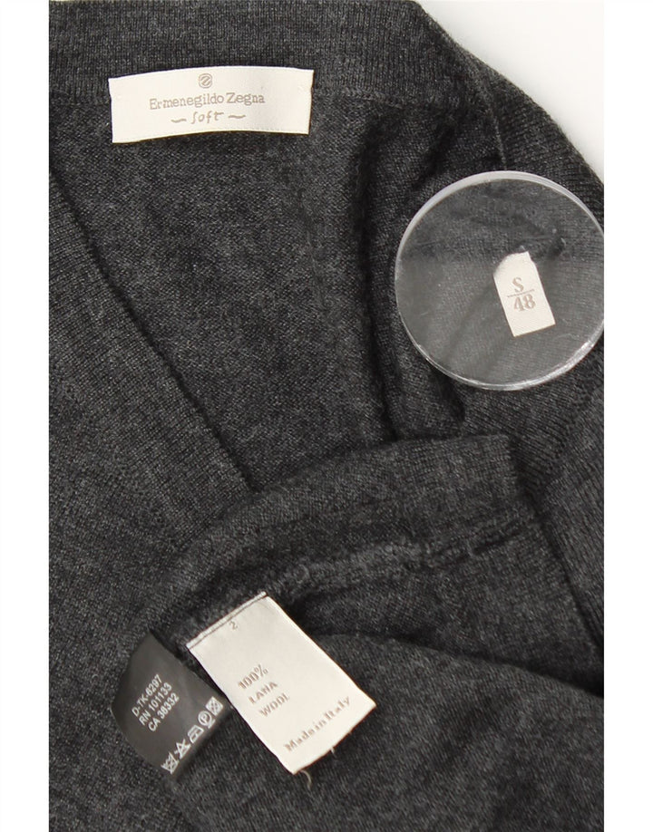 Ermenegildo Zegna muški prsluk bez rukava IT 48 Mala crna vuna