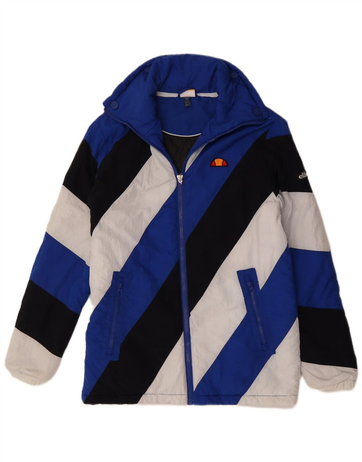Ellesse muška vjetrovka jakna UK 36 Small Blue Colourblock poliamid