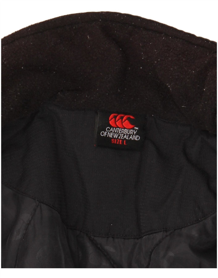 Canterbury Mens Windbreaker Jakna UK 40 Large Black Colourblock