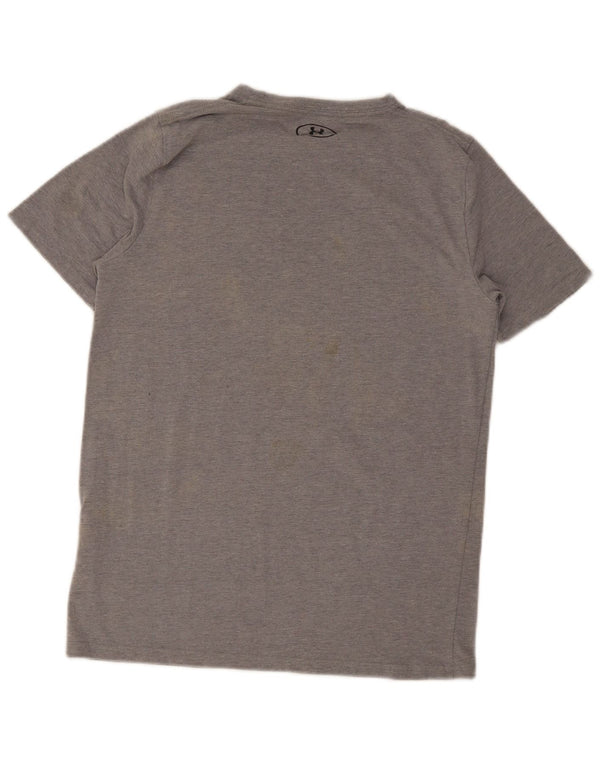 Under Armour Boys Regular T-Shirt Top 13-14 Years XL sivi pamuk