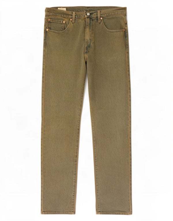 Levi's muške 502 sužene ležerne hlače W34 L34 Zeleni pamuk
