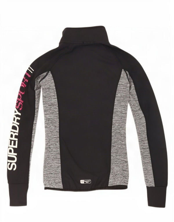 Superdry ženska gornja jakna trenirke UK 6 XS Black Colourblock