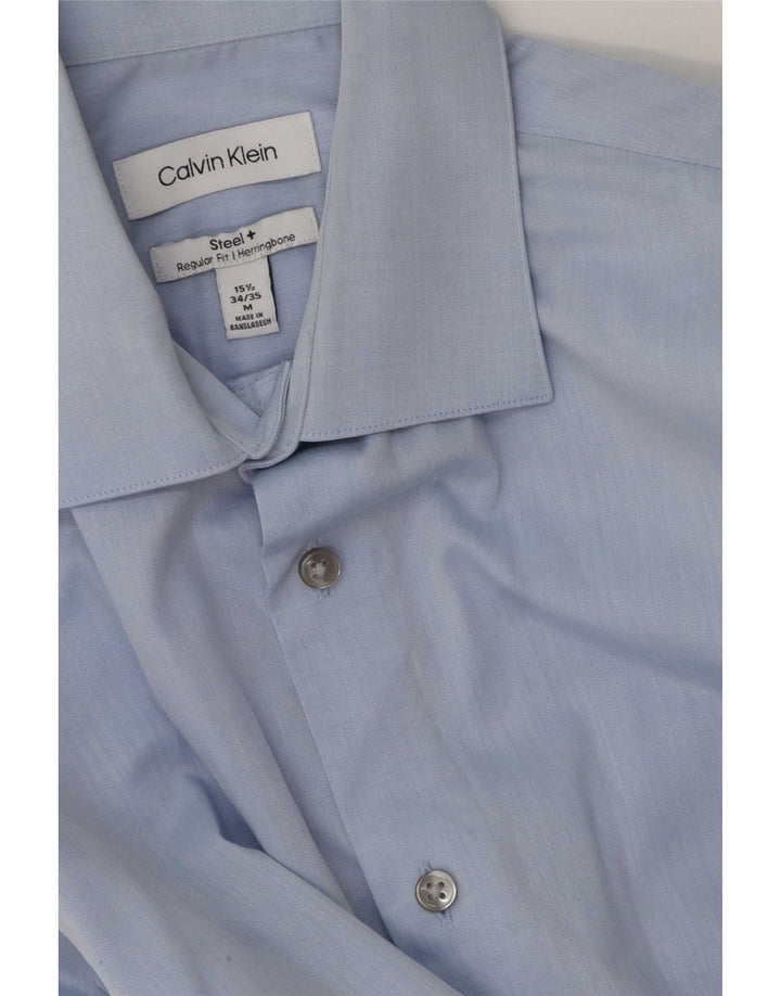 Calvin Klein muška košulja standardnog kroja veličina 15 1/2 srednje plava riblja kost
