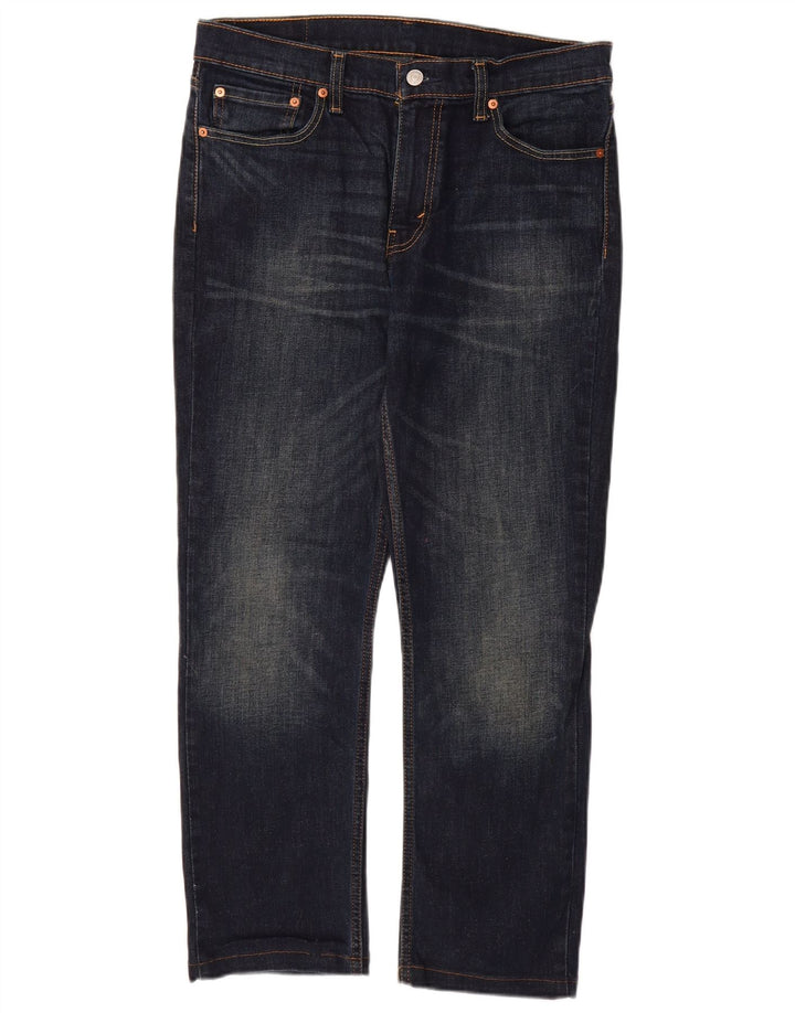 LEVI'S Mens 511 Slim Jeans W32 L32 Navy Blue Cotton