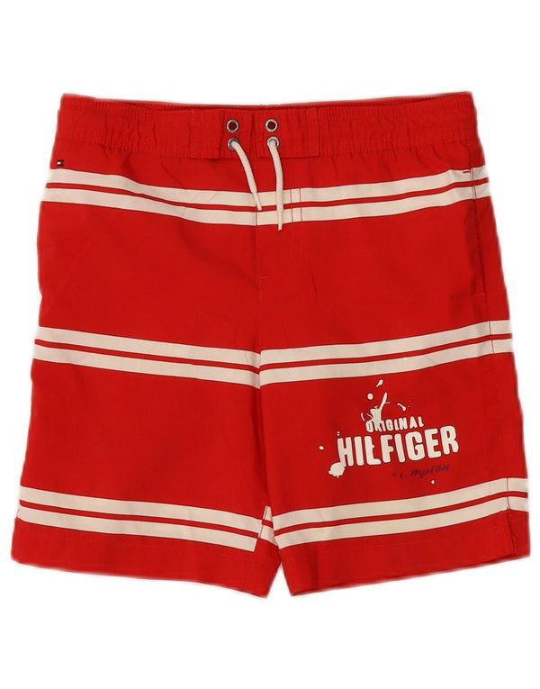 Tommy Hilfiger kratke hlače za plivanje s grafičkim motivima 5-6 godina na crvene pruge