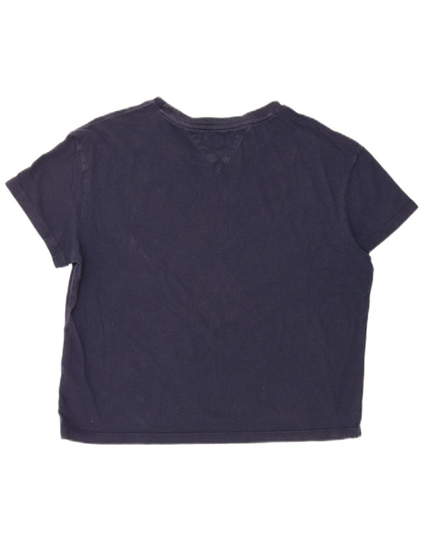 Tommy Hilfiger ženska majica kratkih rukava s grafičkim motivima UK 14 srednje tamnoplava