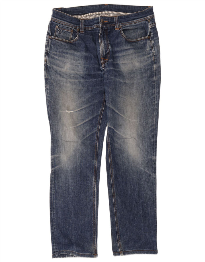 Crew Clothing Muške ravne traperice W34 L34 Plave