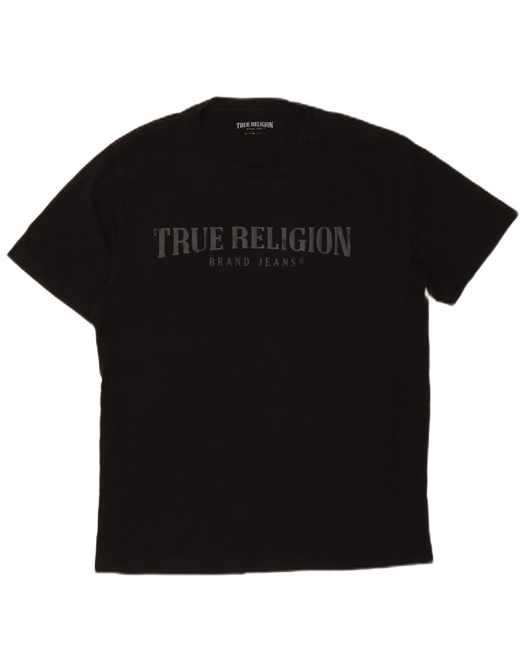 True Religion muška majica kratkih rukava srednje veličine, crni pamuk