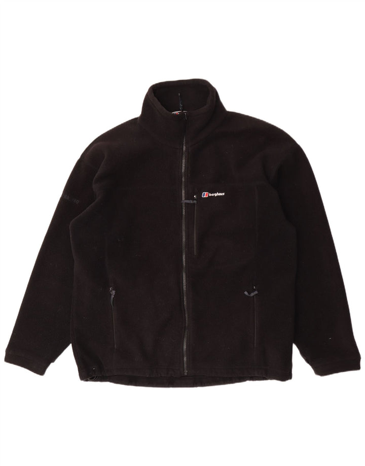 BERGHAUS Muška jakna od flisa s podstavom UK 42 XL crni poliester