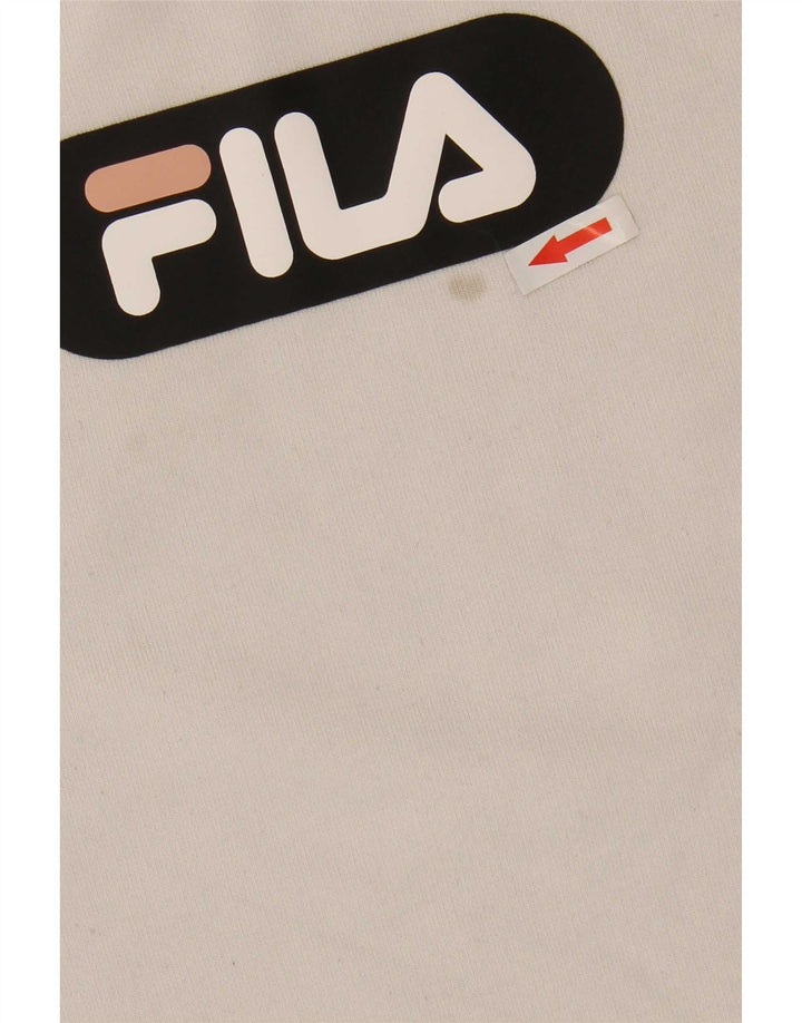 Fila Ženska prevelika kratkotrajna majica UK 10 Small White Colourblock