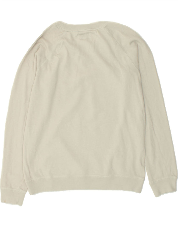 JACK WILLS Womens Sweatshirt Jumper UK 14 Large Grey Cotton Vintage Jack Wills and Second-Hand Jack Wills from Messina Hembry 