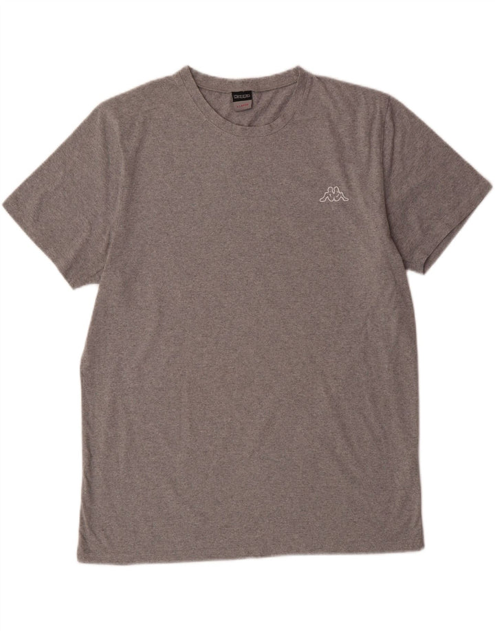 KAPPA Mens T-Shirt Top XL Grey Polyester Vintage Kappa and Second-Hand Kappa from Messina Hembry 