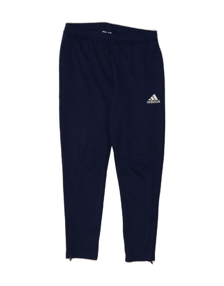 ADIDAS Mens Aeroready Tracksuit Trousers Medium  Navy Blue Polyester Vintage Adidas and Second-Hand Adidas from Messina Hembry 