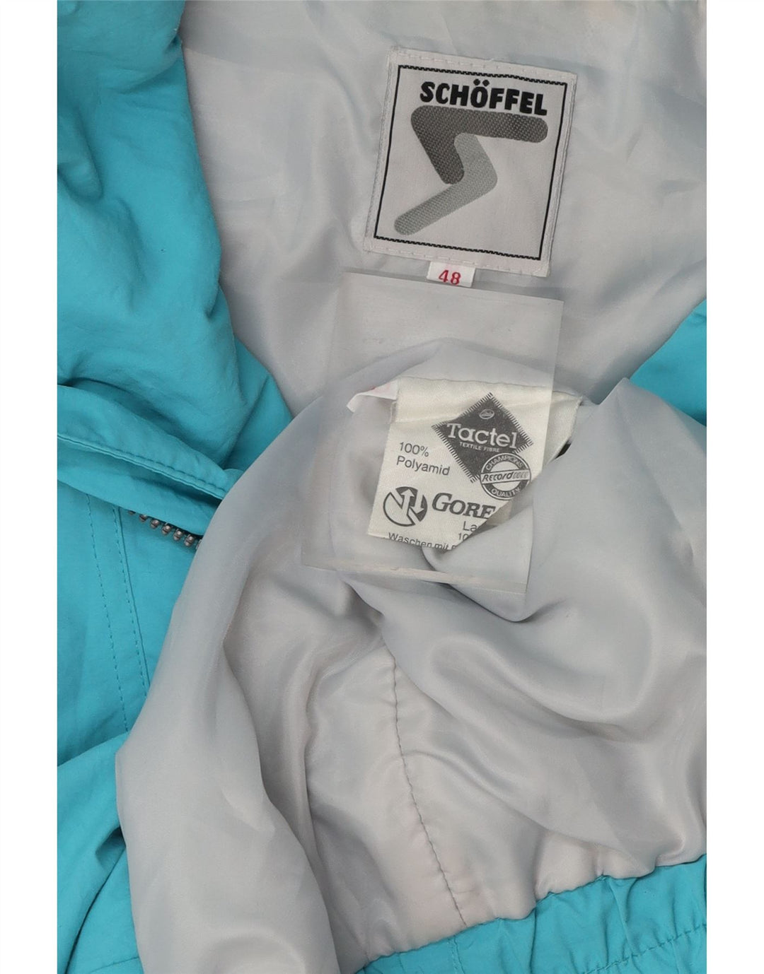 SCHOFFEL Muška Gore-Tex anorak jakna s kapuljačom EU 48 srednje plava