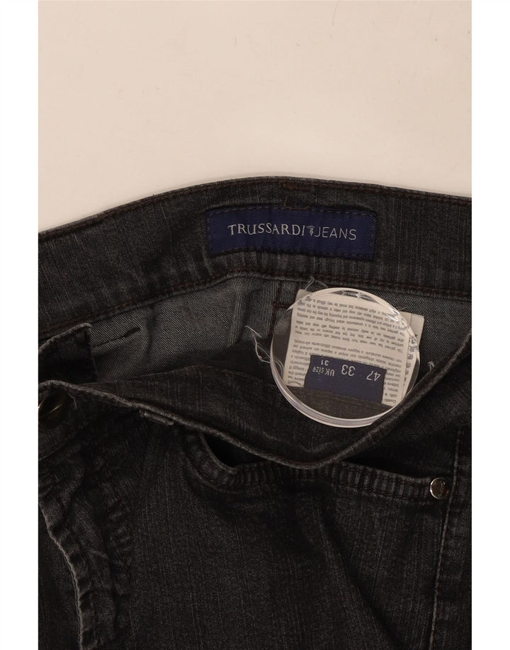 TRUSSARDI ženske ravne traperice W31 L27 sive