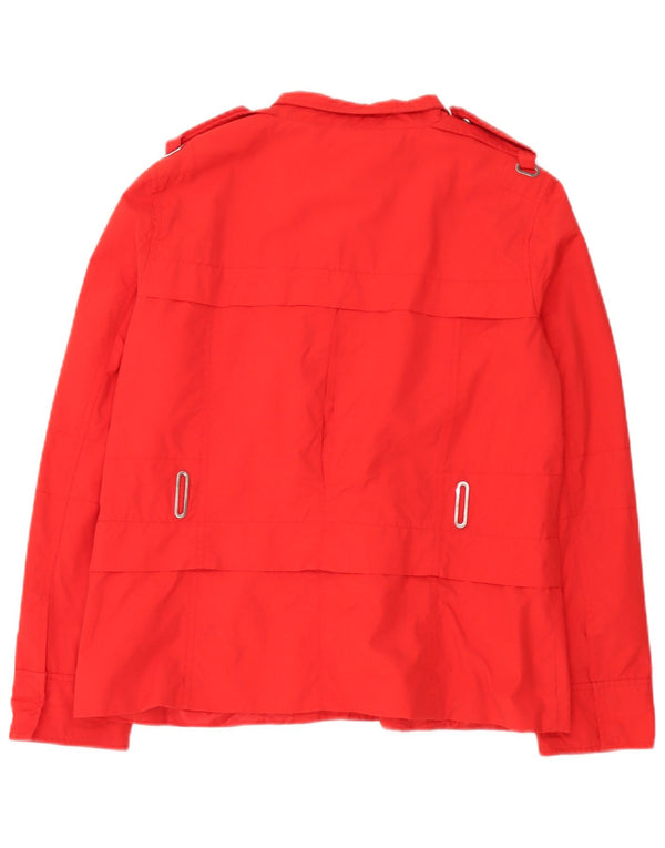 Zara ženska vojna jakna UK 18 XL, crveni pamuk