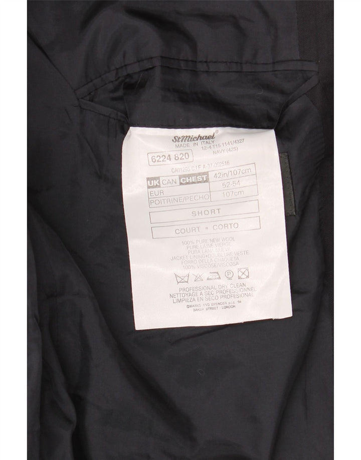 Marks & Spencer muška jakna sa 2 gumba UK 42 XL tamnoplava nova vuna