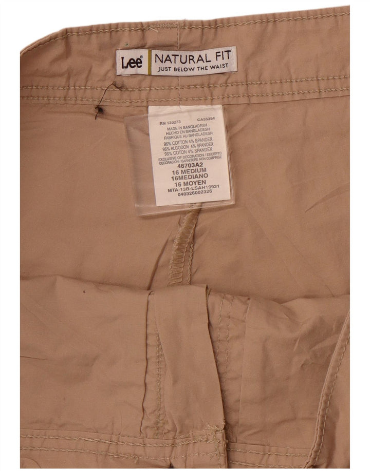 LEE Ženska mini skorta US 16 2XL smeđi pamuk