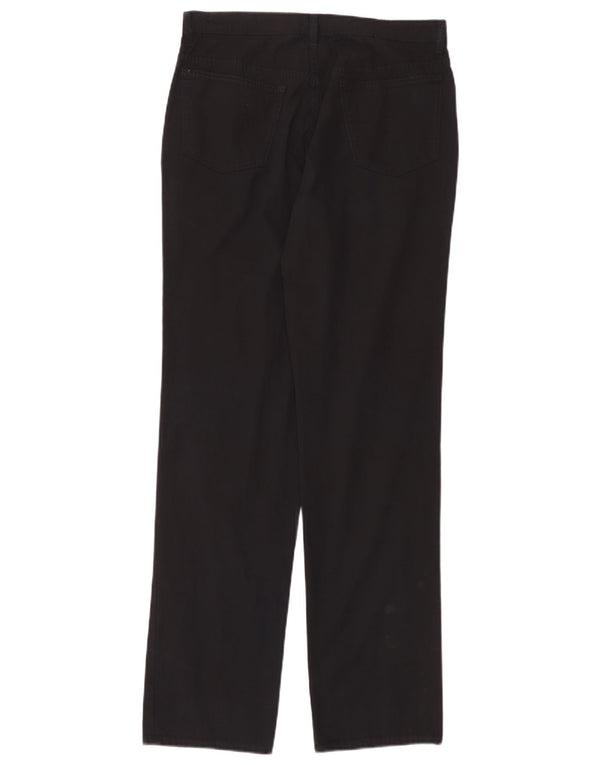 Trussardi muške ravne ležerne hlače IT 50 Large W32 L34 crne
