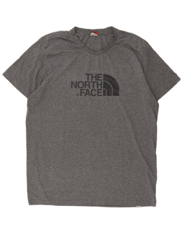 The North Face muška majica s grafičkim motivima XL, sivi pamuk