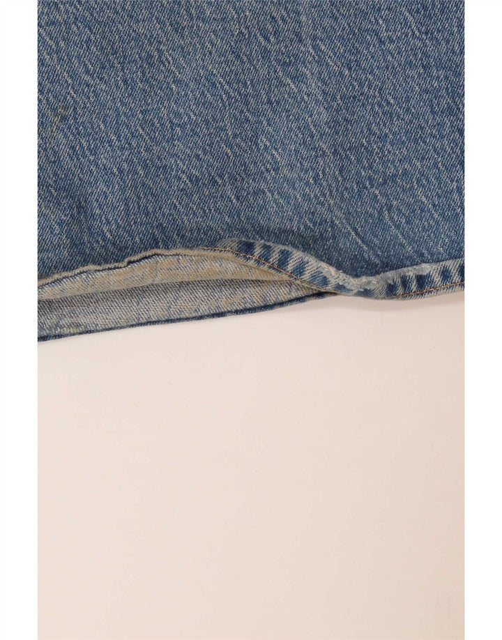 Levi's ženske lepršave traperice na prsni koš W31 L30 plavi pamuk