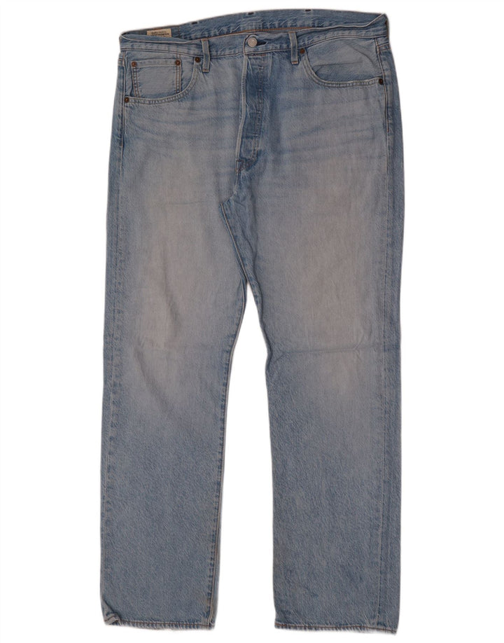 Levi's muške 501 ravne traperice W38 L32 plavi pamuk