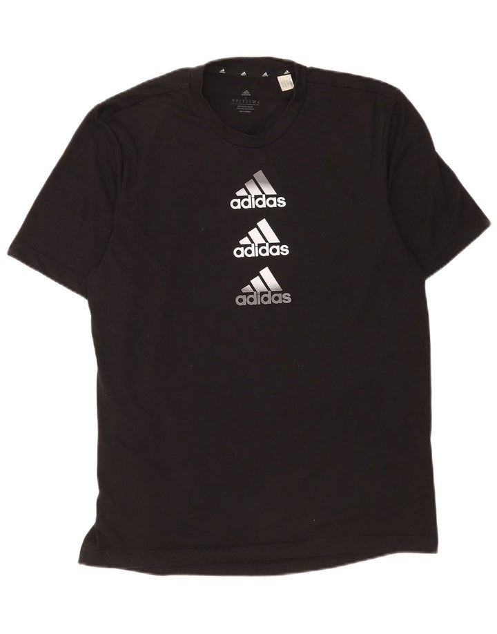 Adidas muška Aeroready majica s kratkim rukavima, mali crni poliester