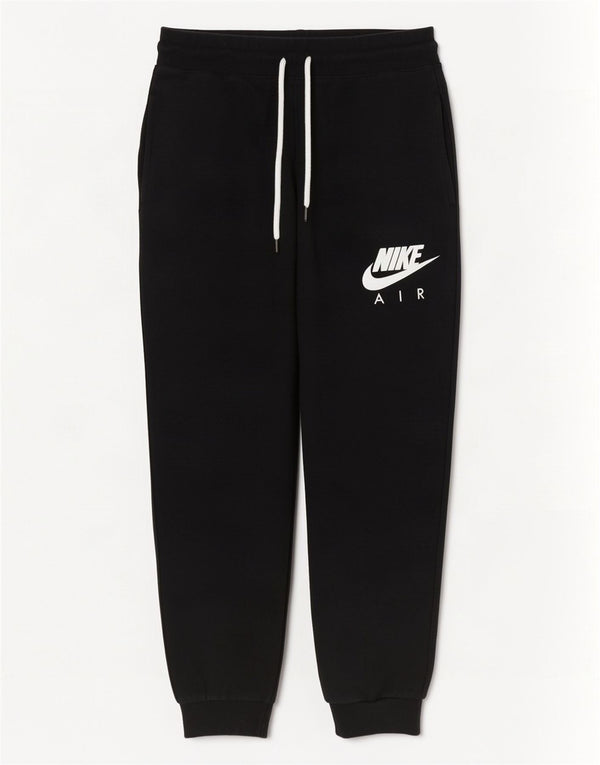 Nike muške trenirke s grafičkim motivima, velike crne pamučne hlače za trčanje