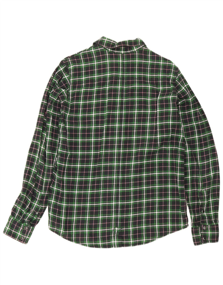 Dickies muška flanelska košulja, veliki zeleni karirani pamuk