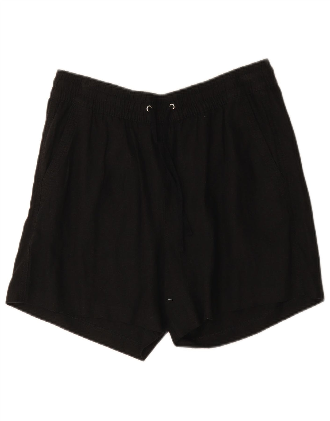 Marks & Spencer ženske chino kratke hlače UK 12 srednje W30 crno platno