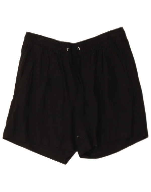 Marks & Spencer ženske chino kratke hlače UK 12 srednje W30 crno platno