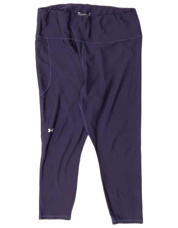 Under Armour ženske kompresijske kapri tajice UK 20 2XL tamnoplave sportske