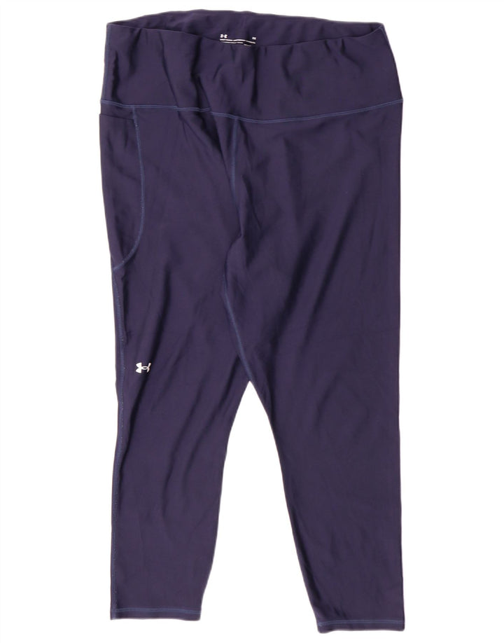 Under Armour ženske kompresijske kapri tajice UK 20 2XL tamnoplave sportske