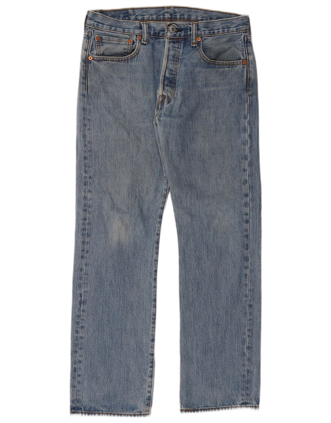 Levi's muške 501 ravne traperice W32 L30 plavi pamuk