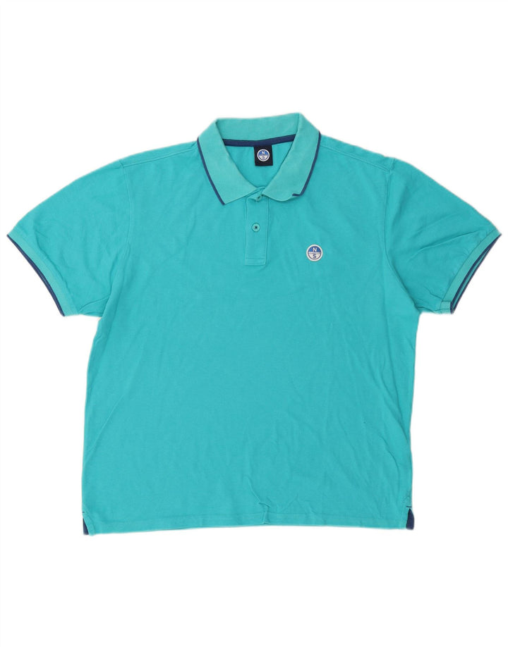 North Sails muška polo majica velika plava pamučna