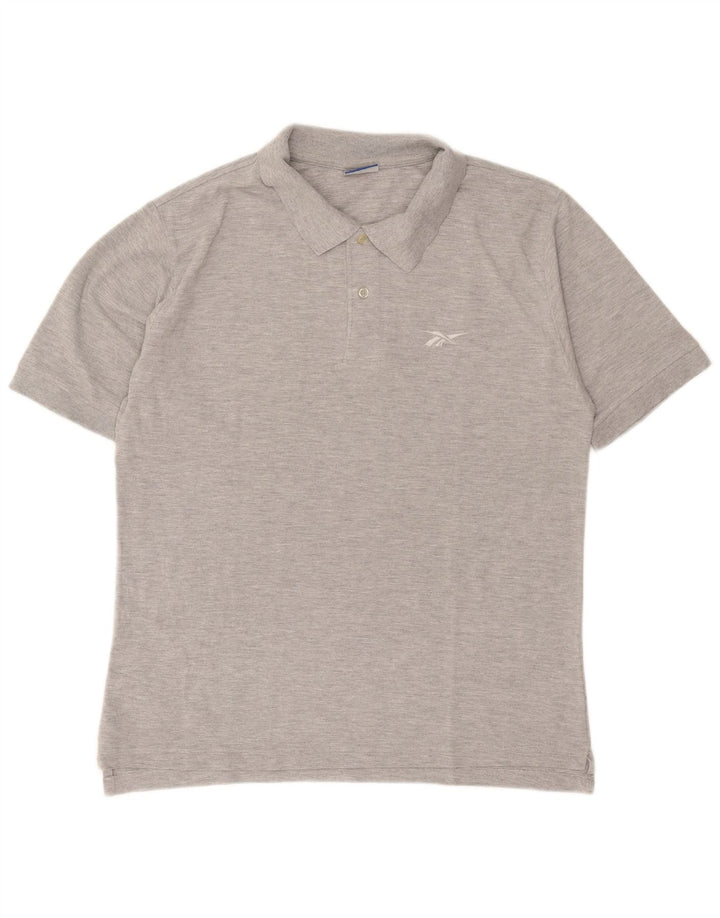 Reebok muška polo majica XL sivi pamuk