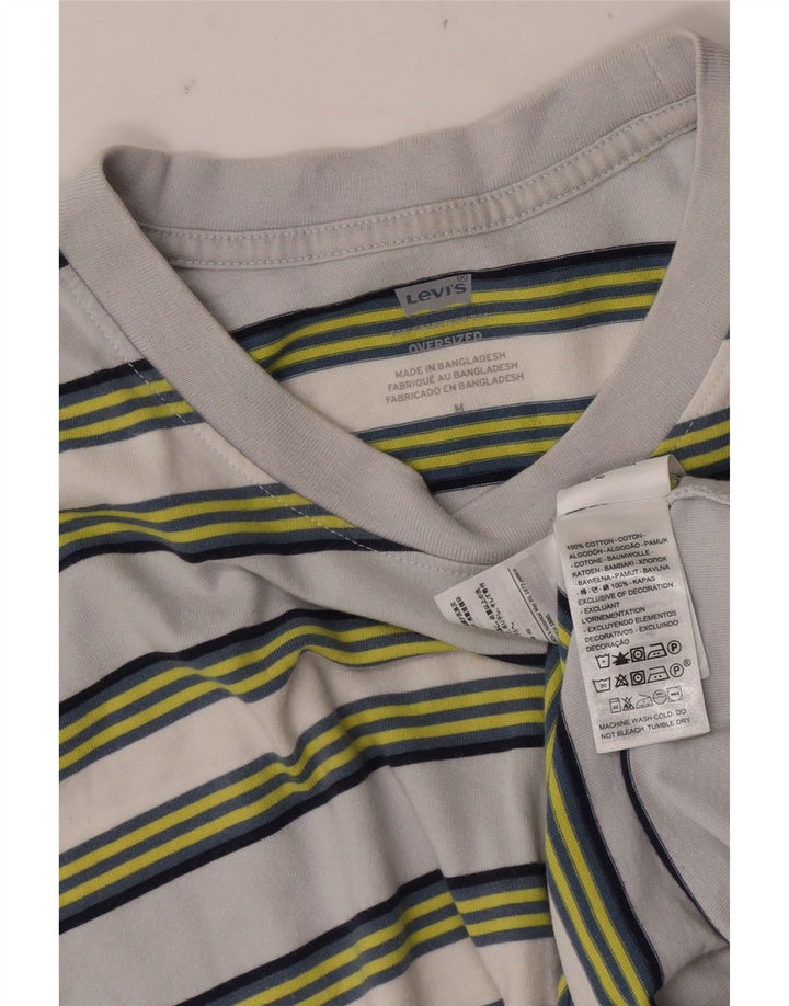 Levi's muška prevelika majica kratkih rukava, pamuk na srednje sive pruge