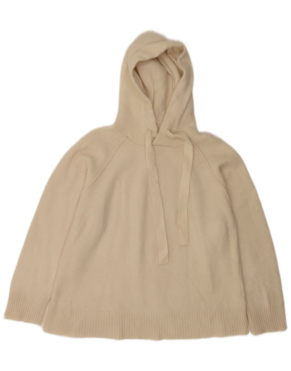 Reiss ženski džemper s kapuljačom UK 16 Large Off White Wool