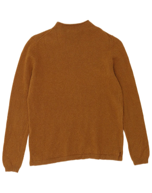 Massimo Dutti ženski džemper s kornjačičastim ovratnikom UK 10 Mala smeđa vunena