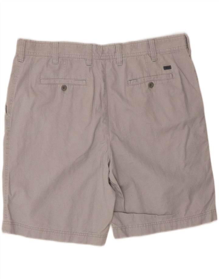 IZOD Mens Chino Shorts W40 XL Grey Cotton Vintage Izod and Second-Hand Izod from Messina Hembry 