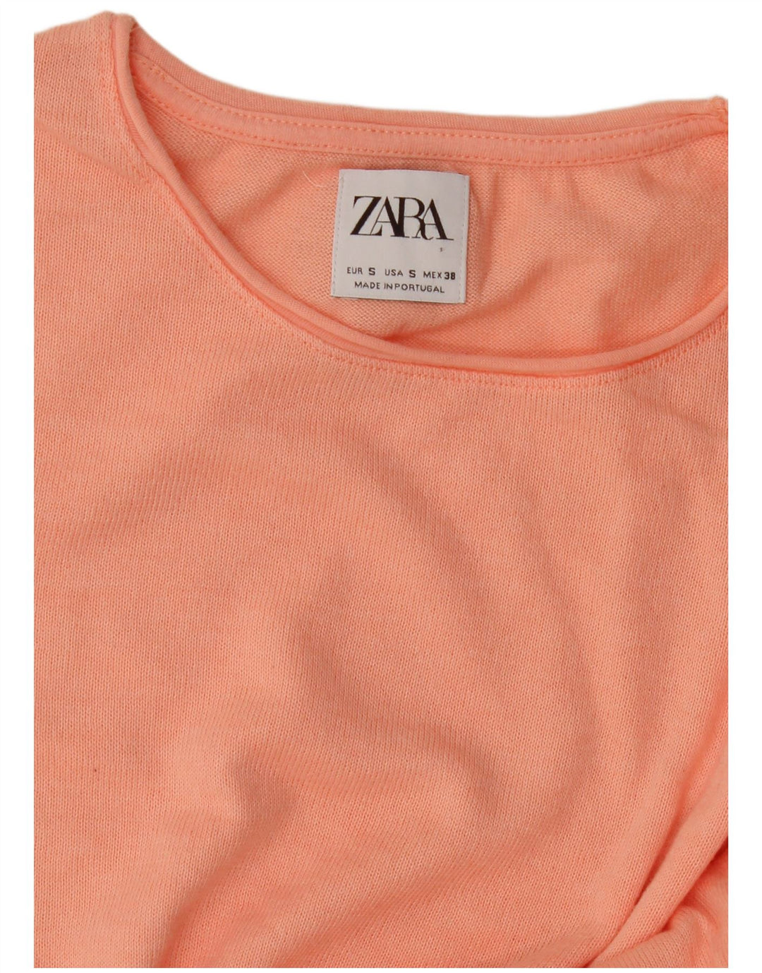 Zara ženska prevelika majica kratkih rukava UK 10 Small Pink