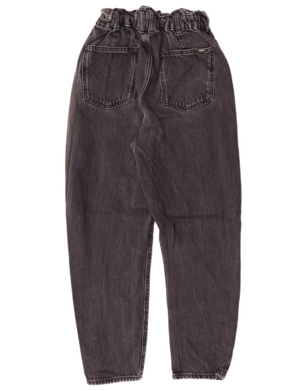 Zara ženske sužene traperice visokog struka EU 34 2XS W24 L25 sive pamučne moderne