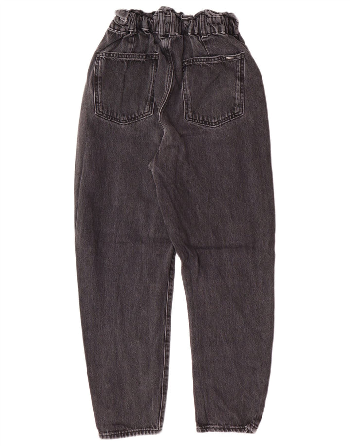 Zara ženske sužene traperice visokog struka EU 34 2XS W24 L25 sive pamučne moderne